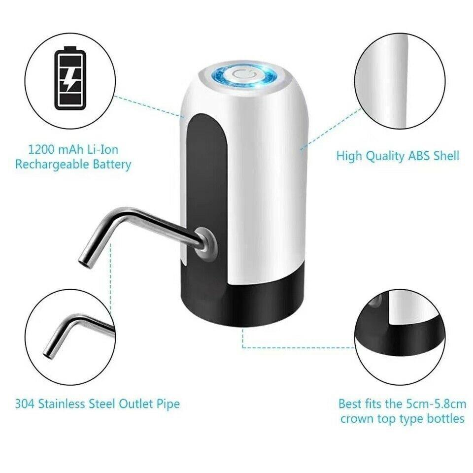 Automatic drinking water dispenser with USB charging