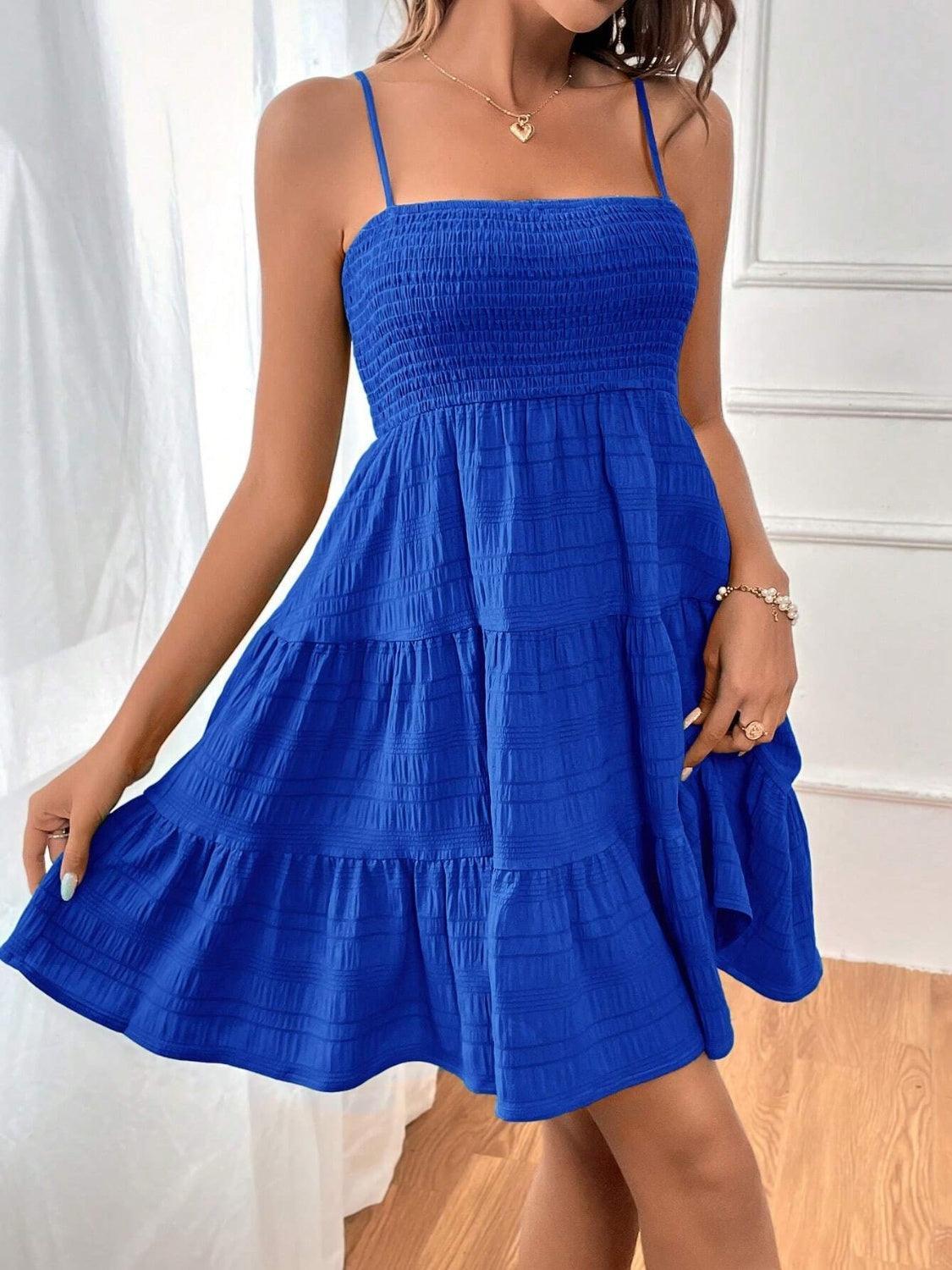 Smocked Mini Dress