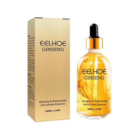 EELHOE Ginseng Essence Serum applied to a woman's face