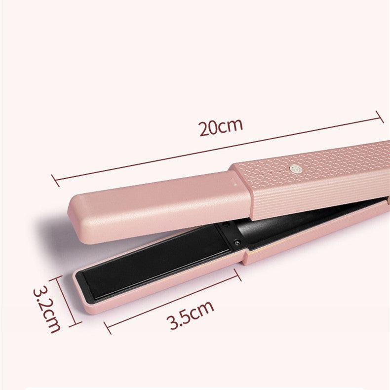 Portable flat iron with 3 constant temperature settings for travel