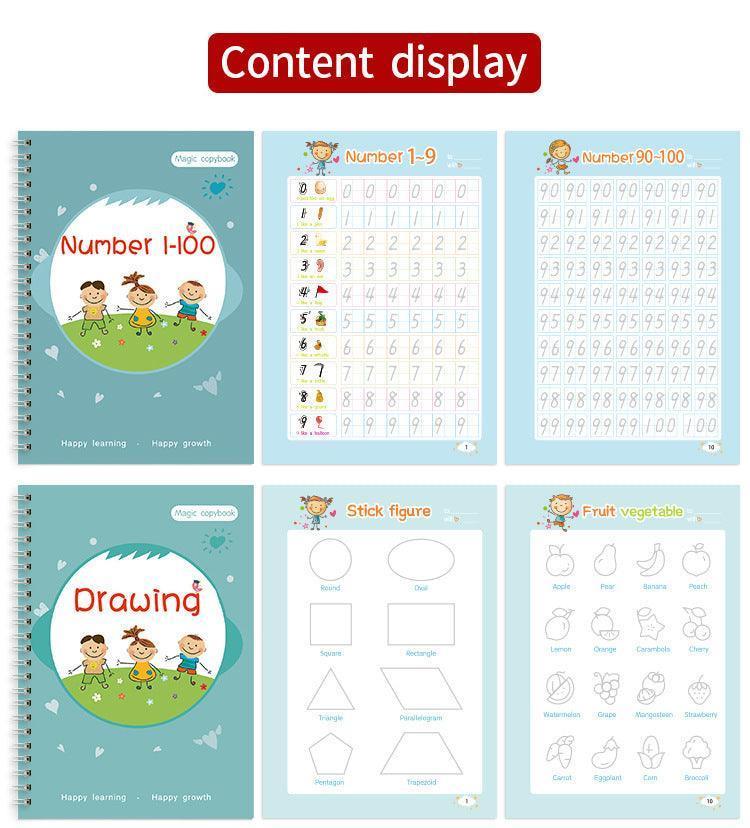 Children's Magic Practice Copybook Set